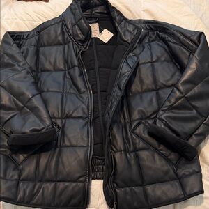 Free People Black Quilted Jacket